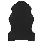 Specchio da parete con design a buco della serratura, cornice argentata, 44"x29"