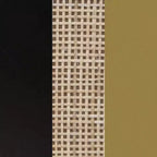 Cassettiera Rattan a 3 cassetti Nero/Rovere chiaro