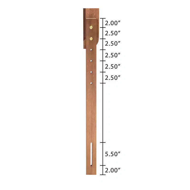 Testiera Queen Size in Legno di Frassino Finitura Noce e Rattan Stile Mid-Century Modern