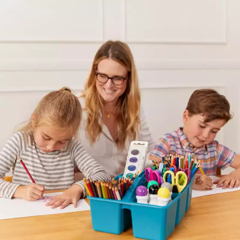 Tavolo rettangolare in legno massello 60x120 cm con gambe da 55 cm, mobili per bambini