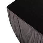 Tavolino quadrato moderno in fibrocemento, completamente assemblato per soggiorno, camera da letto, ufficio, arredamento ingresso