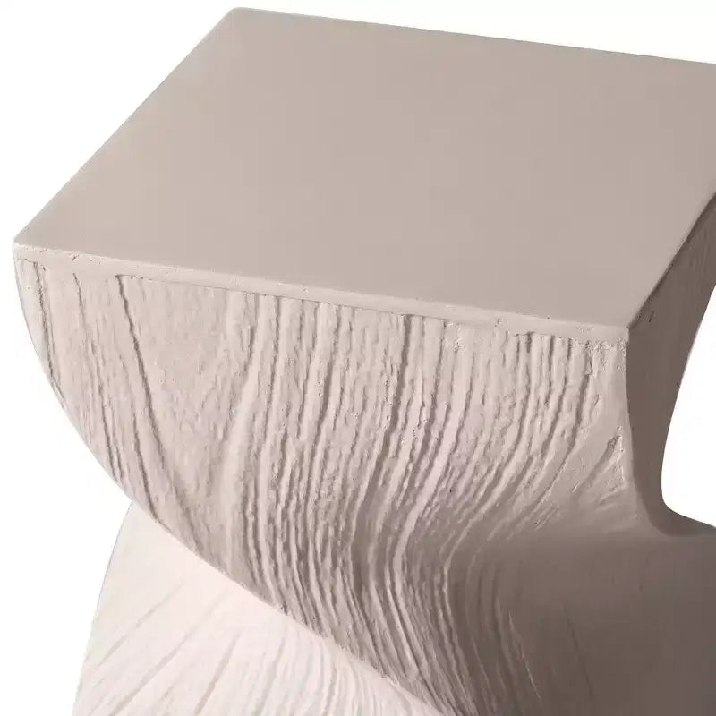 Tavolino quadrato moderno in fibrocemento, completamente assemblato per soggiorno, camera da letto, ufficio, arredamento ingresso