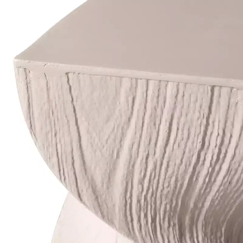 Tavolino quadrato moderno in fibrocemento, completamente assemblato per soggiorno, camera da letto, ufficio, arredamento ingresso