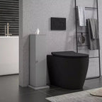 Mobiletto Portacarta Igienica, Armadietto Angolare Salvaspazio per Bagno con Ante e Ripiani, Mobile Contenitore Stretto per Carta e Shampoo
