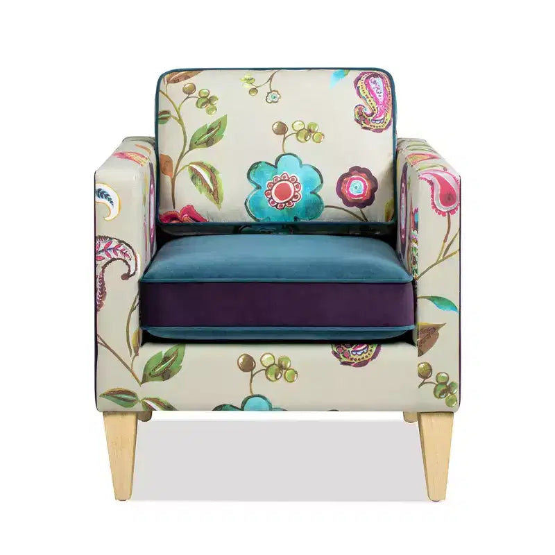 Poltrona d'accento patchwork 28