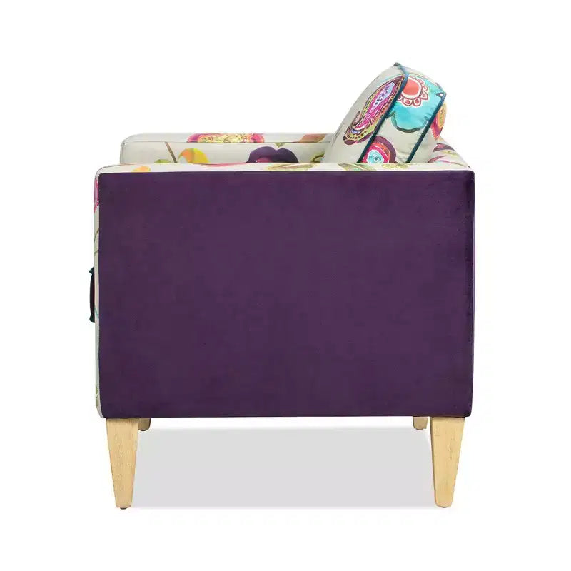 Poltrona d'accento patchwork 28