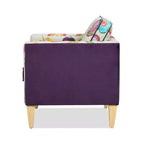 Poltrona d'accento patchwork 28
