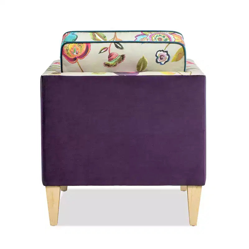 Poltrona d'accento patchwork 28