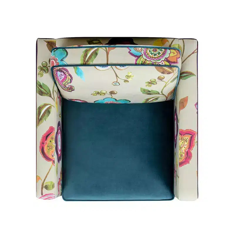 Poltrona d'accento patchwork 28