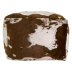Pouf in ecopelle di mucca