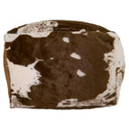 Pouf in ecopelle di mucca