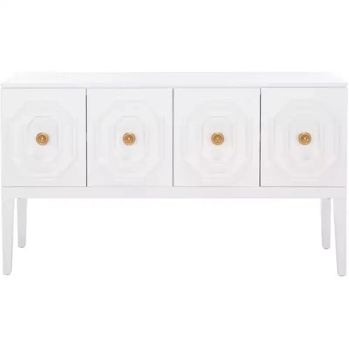 Riya 3 Door 2 Shelf Sideboard - MED5005 - White - Safavieh