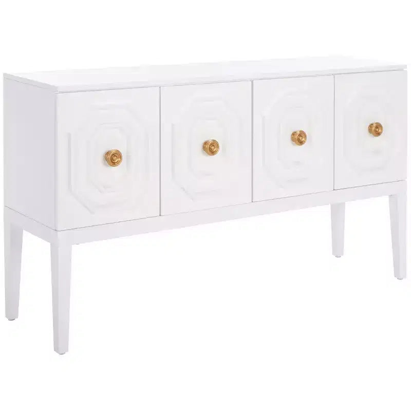 Credenza 3 ante e 2 ripiani - Bianca