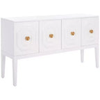 Credenza 3 ante e 2 ripiani - Bianca