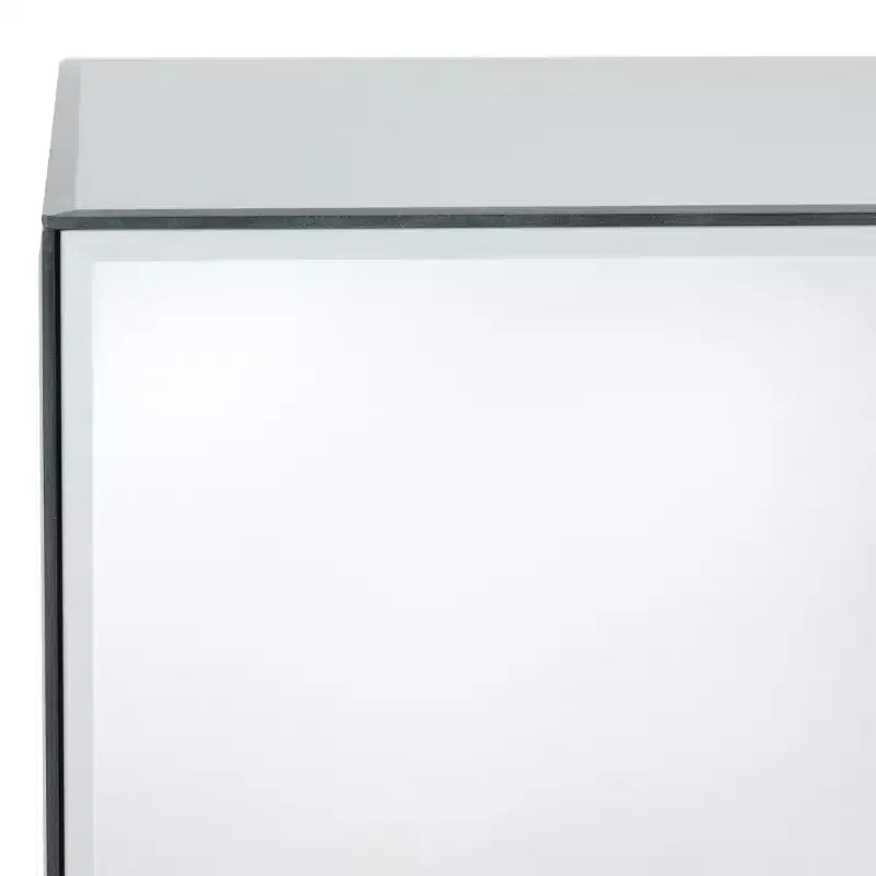 Tavolino accentato a specchio - Argento/Specchio