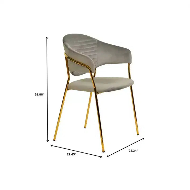 Sedia da pranzo imbottita in pelle e velluto, seduta e schienale ergonomici imbottiti, base durevole in acciaio inossidabile, poltroncina di design