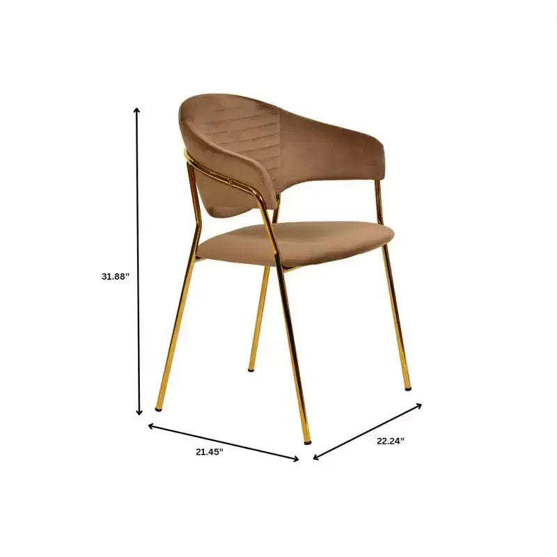 Sedia da pranzo imbottita in pelle e velluto, seduta e schienale ergonomici imbottiti, base durevole in acciaio inossidabile, poltroncina di design